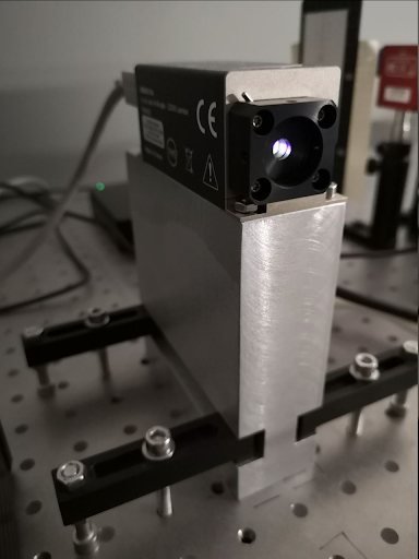 УФ лазер 375 нм + оптическая установка