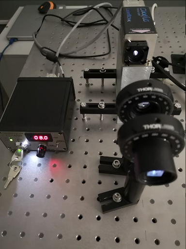 УФ лазер 375 нм + оптическая установка